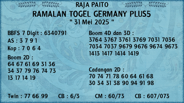 Prediksi Germany Plus5