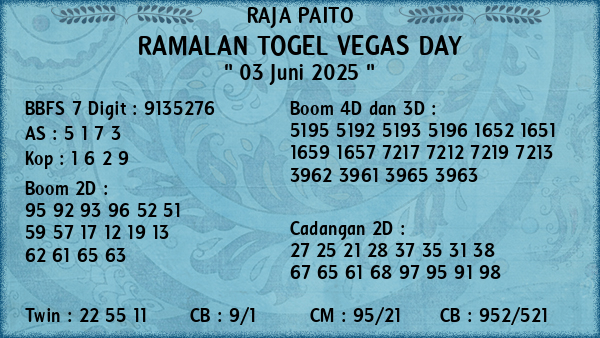 Prediksi Vegas Day