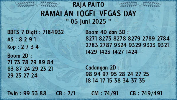 Prediksi Vegas Day