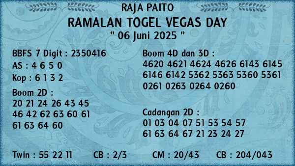 Prediksi Vegas Day